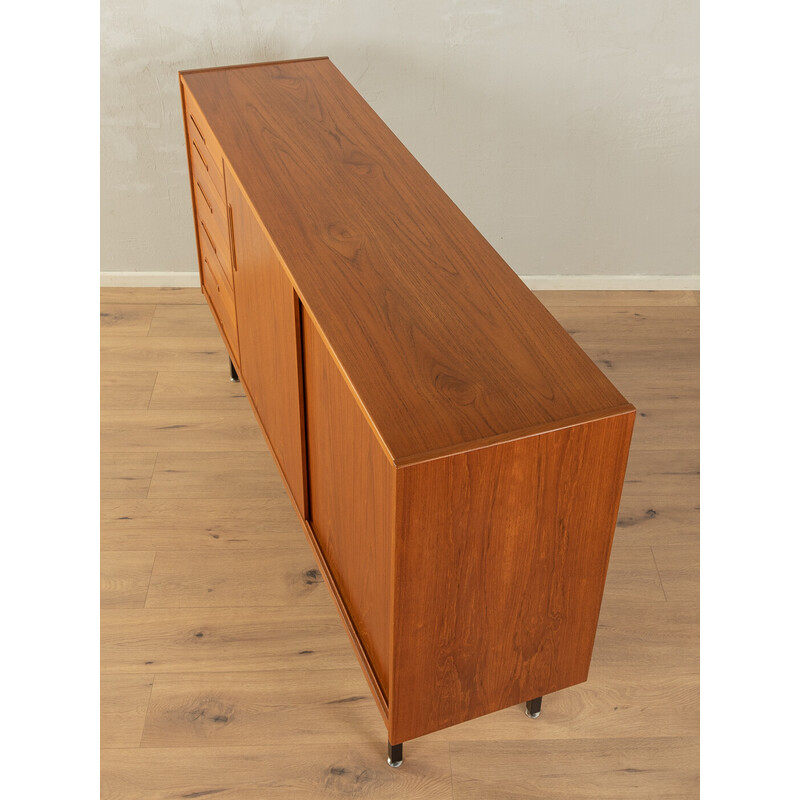 Buffet haut vintage en teck par Nils Jonsson pour Troeds of Sweden, Suède 1960