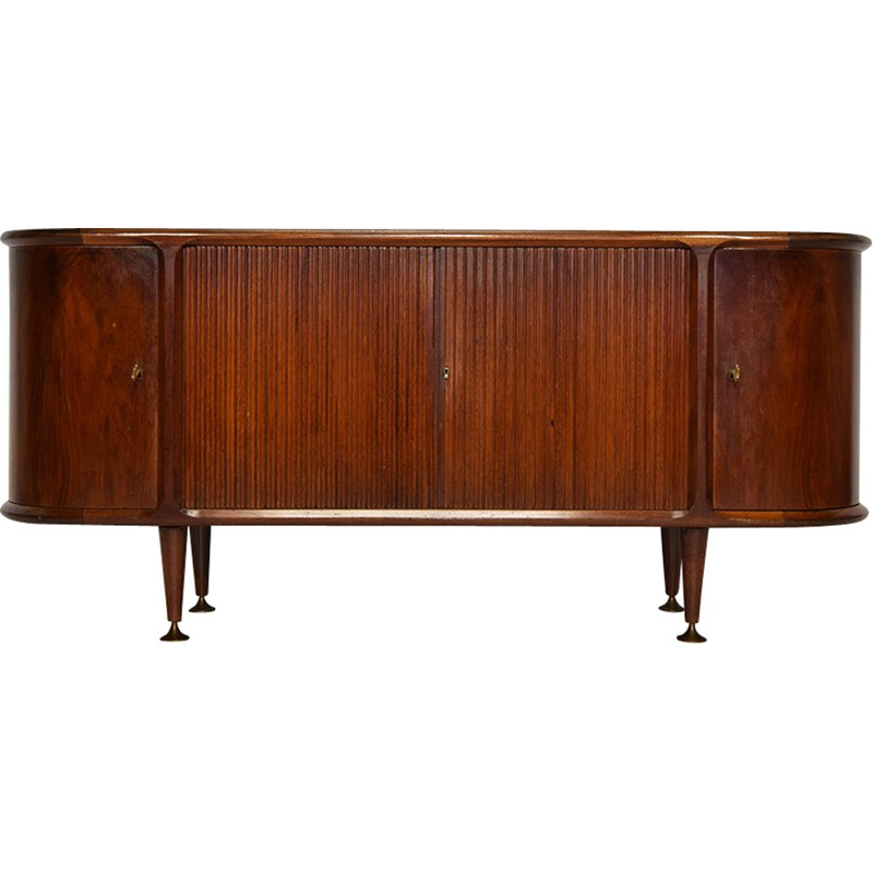 Poly-Z walnut & teak sideboard by A.A. Patijn for Zijlstra Joure - 1950s 