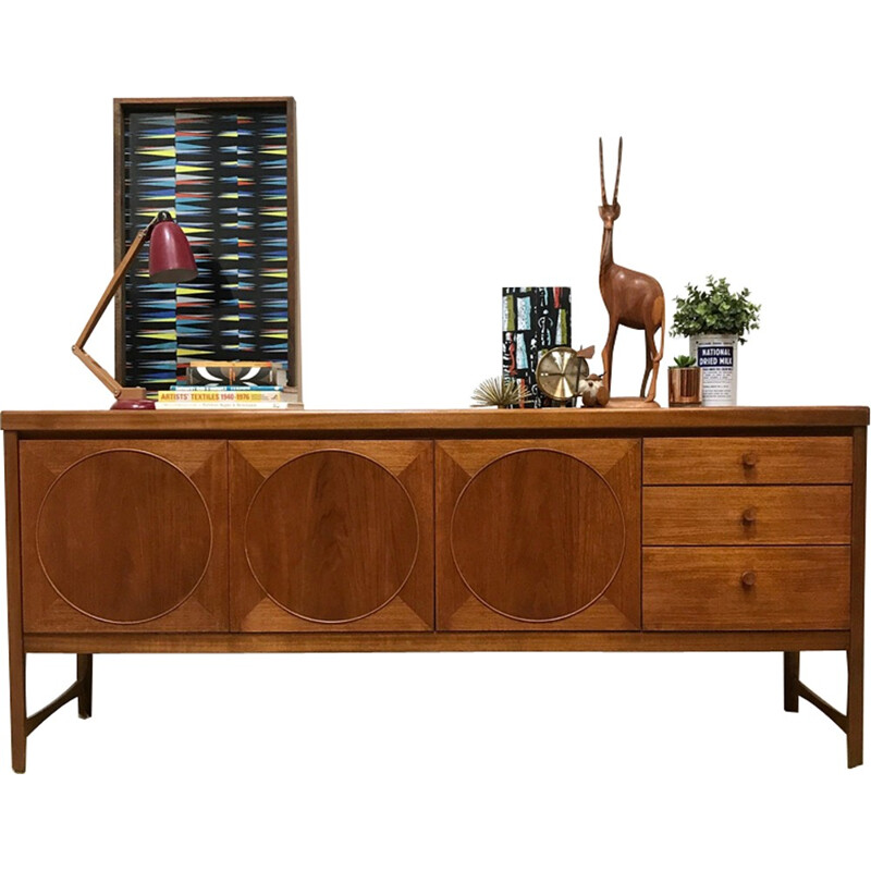 Mid century 'Nathan Circles' sideboard by Patrick Lee for Natan Furniture - 1960s