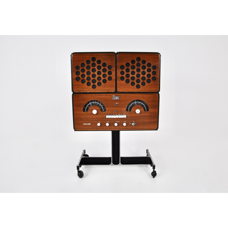 Vintage stereo radio RR-126 by Pier Giacomo and Achille Castiglioni for Brionvega, 1960