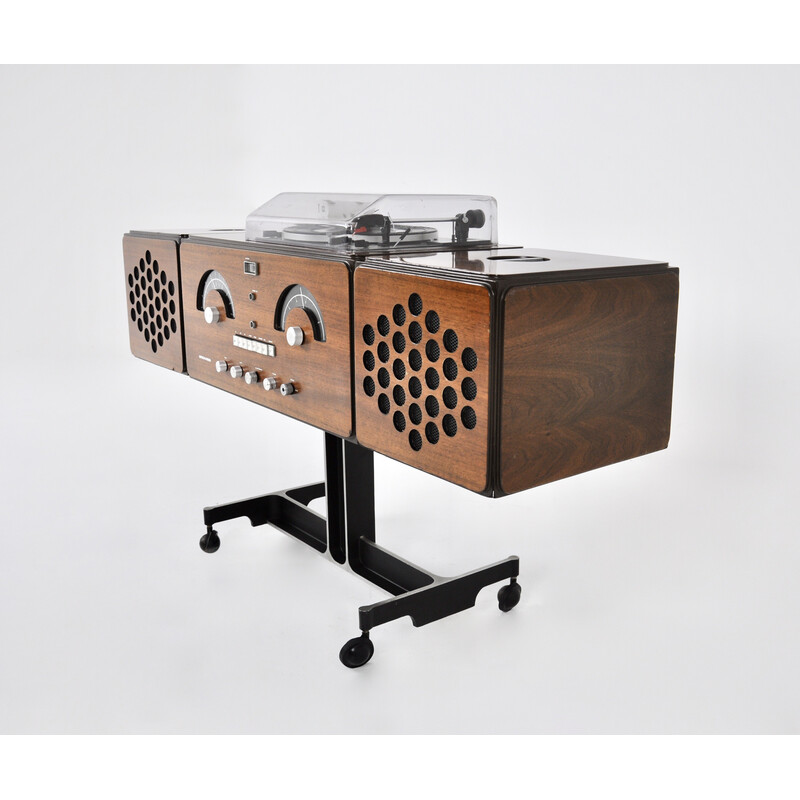 Vintage stereo radio RR-126 by Pier Giacomo and Achille Castiglioni for Brionvega, 1960