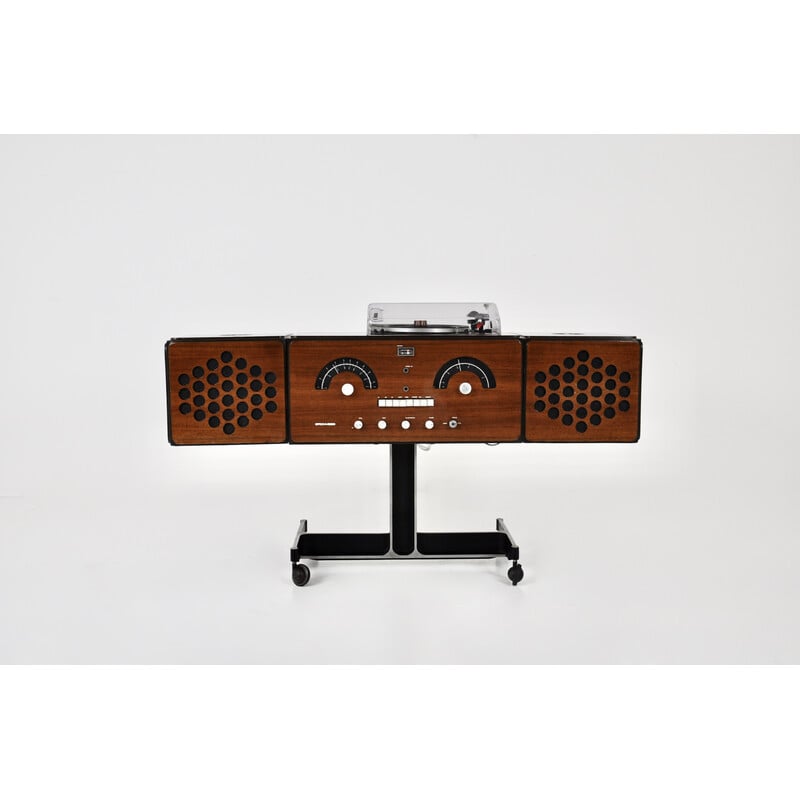 Vintage stereo radio RR-126 by Pier Giacomo and Achille Castiglioni for Brionvega, 1960