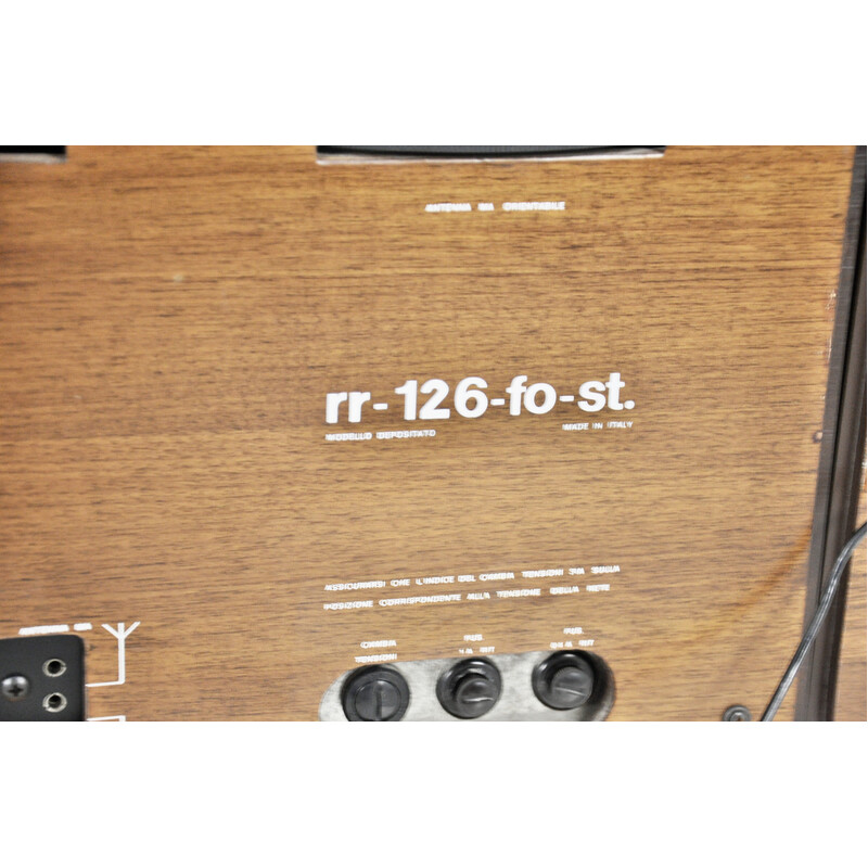 Radio stereo d'epoca RR-126 di Pier Giacomo e Achille Castiglioni per Brionvega, 1960
