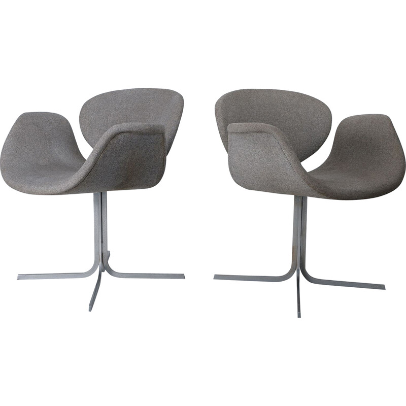 Pair of vintage F549 tulip chairs by Pierre Paulin for Artifort