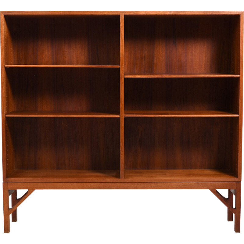 Vintage bookcase model n° 152 in teak by Børge Mogensen for FDB Møblert, Denmark 1960