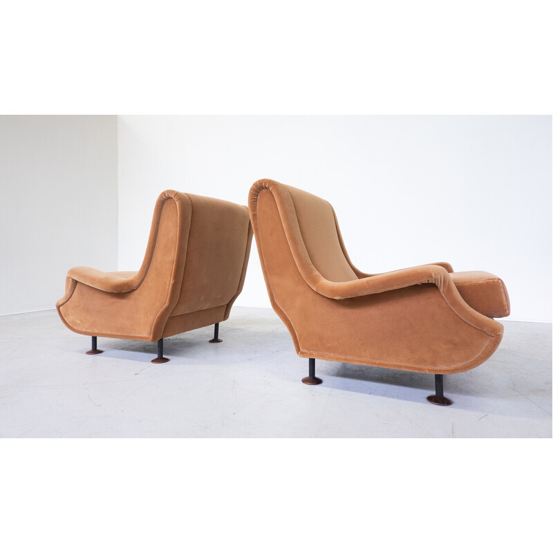 Paire de fauteuils "Regent" vintage par Marco Zanuso, Italie 1960