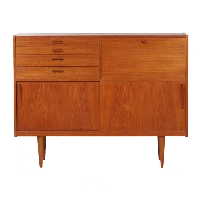 Buffet Scandinave en teak de Hugo Troeds Bra Bohag - 1960