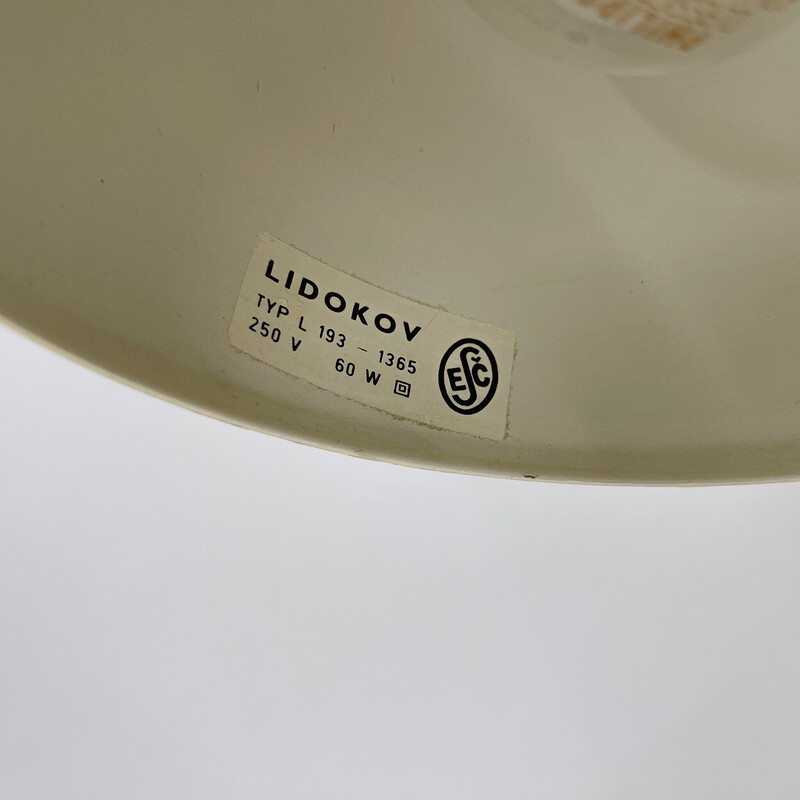 Lampe de bureau vintage par Josef Hůrka pour Lidokov, Tchécoslovaquie 1960