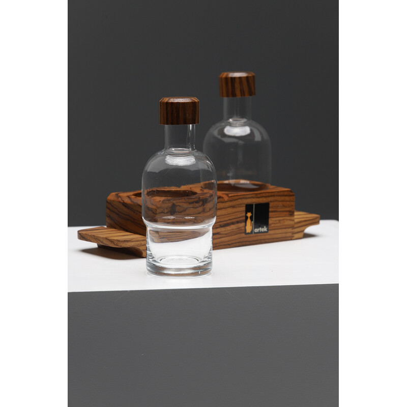 Vintage olive oil and vinegar set by Artek, 1960