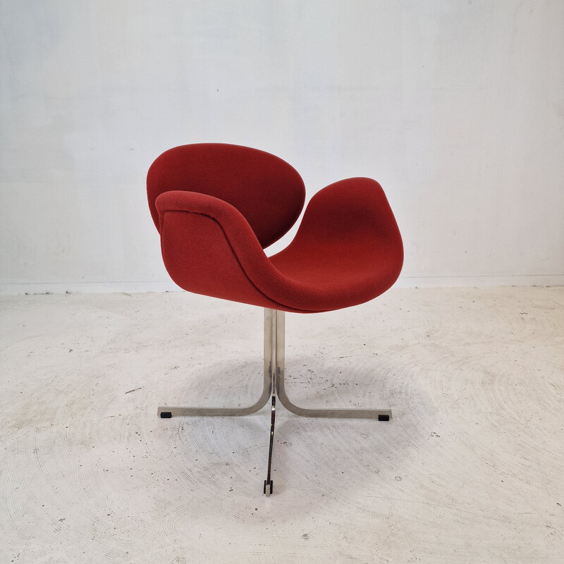 Fauteuil vintage Tulip en métal de Pierre Paulin pour Artifort, 1980