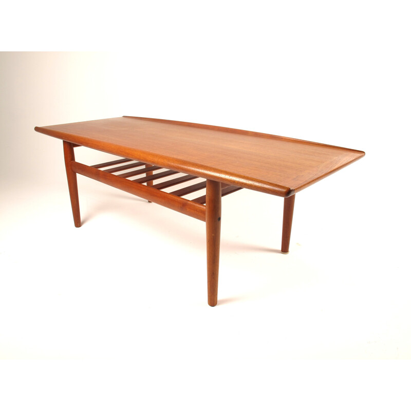 Scandinavian teak coffee table by Grete Jalk - 1960s