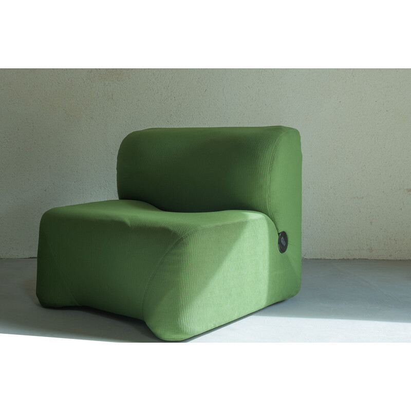 Pair of vintage "Bubble" armchairs by Carlo Bartoli, 1966
