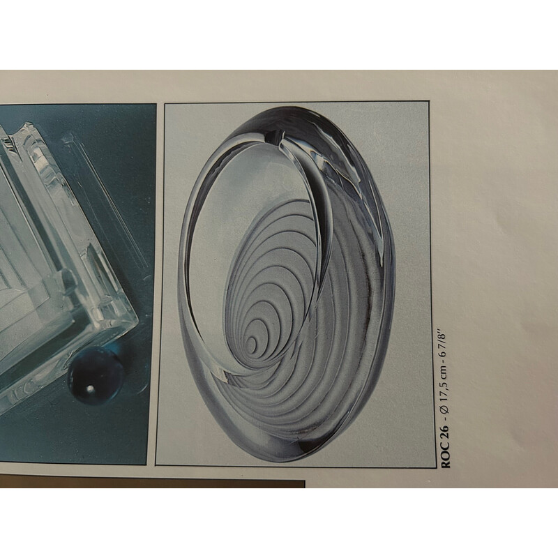Vide-poche vintage en cristal, 1970