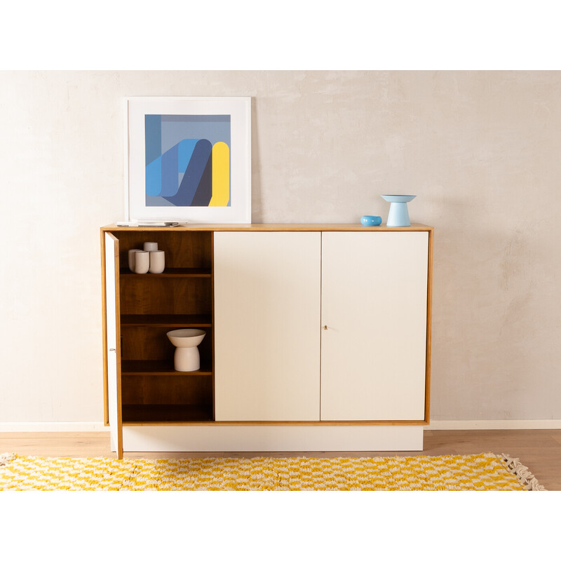 Enfilade vintage en blanc crème par Lothar Wegner, Allemagne 1960