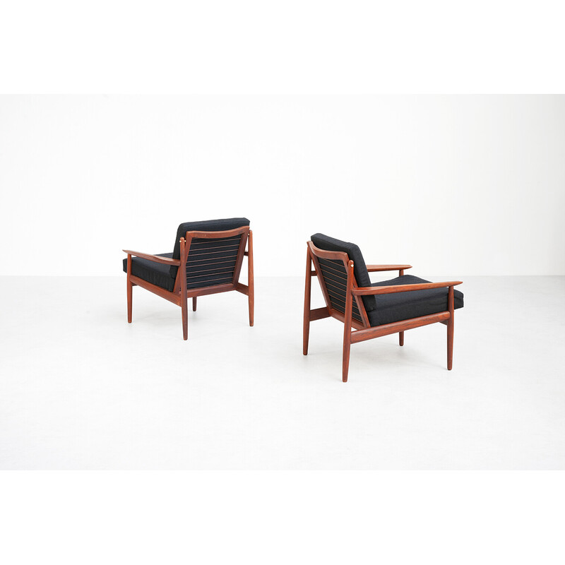 Pair of vintage armchairs by Arne Vodder for Globstrup, 1960s