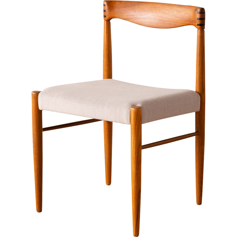 Conjunto de 4 cadeiras de jantar vintage de H.W. Klein para Bramin, Dinamarca 1960s
