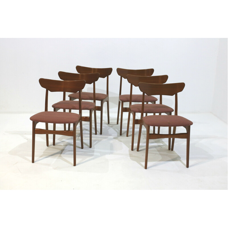 Suite de 6 chaises de salle à manger de Schiønning & Elgaard - 1960