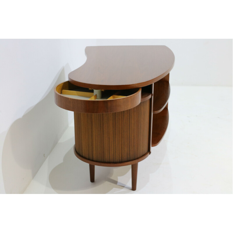Teak kidney desk by Kai Kristiansen for Feldballe Mobelfabrik - 1960s