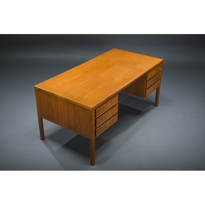 Vintage Chefschreibtisch desk by Gunni Omann for Omann Jun, 1960