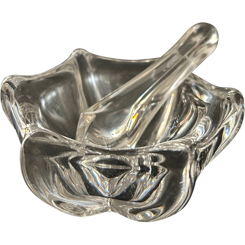 Vintage Daum crystal ashtray, 1970