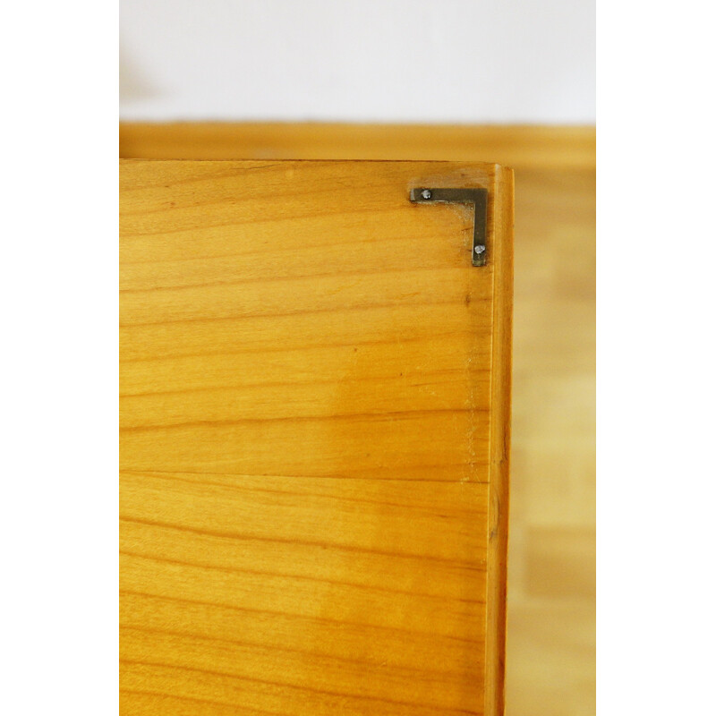 Pair of small cherrywood nightstands - 1960s