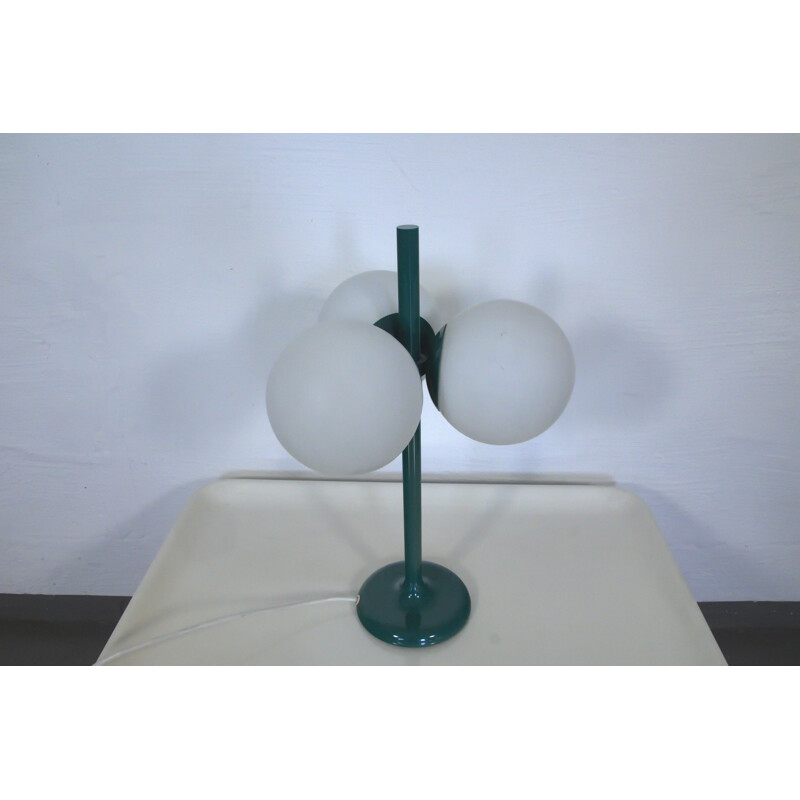 Lampe de table modèle vert 45216 orbite Spoutnik de Kaiser Leuchten - 1960