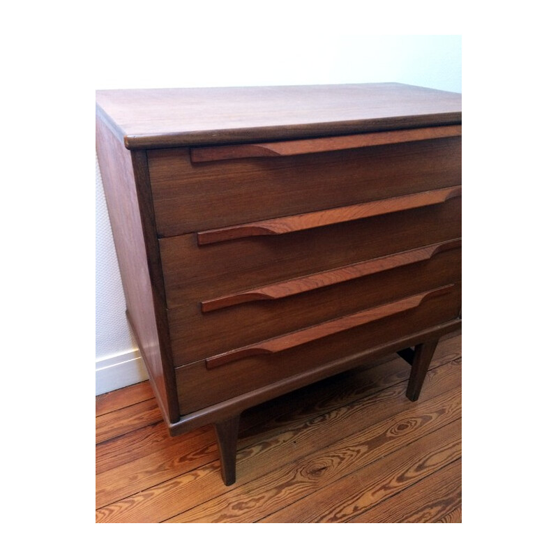 Scandinavian teak chest of drawers - 1960s