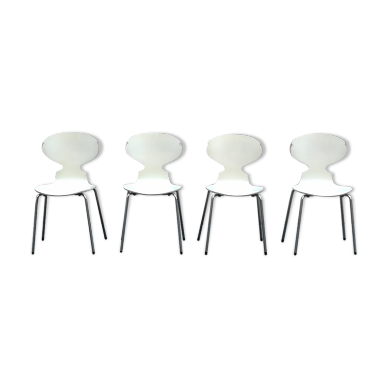 Set of 4 Ant chairs by Arne Jacobsen - 1970s