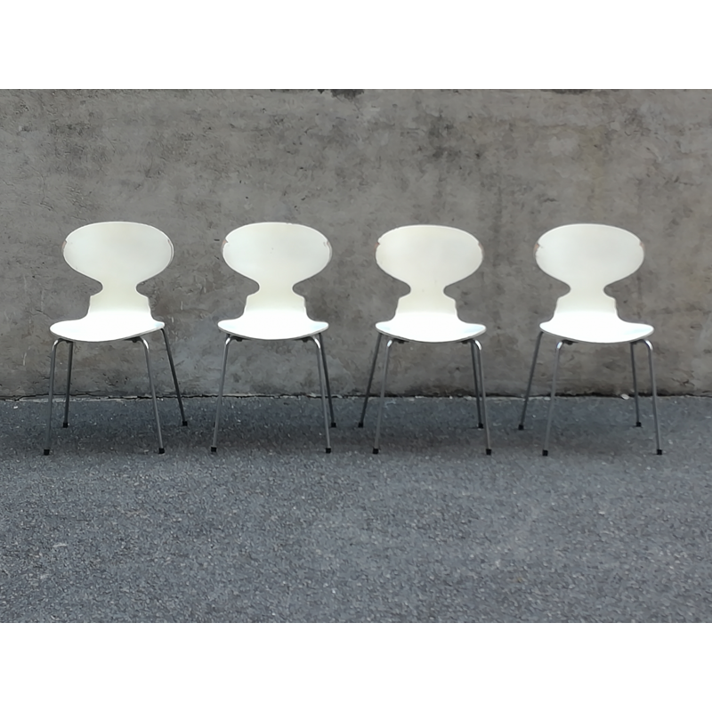 Set of 4 Ant chairs by Arne Jacobsen - 1970s