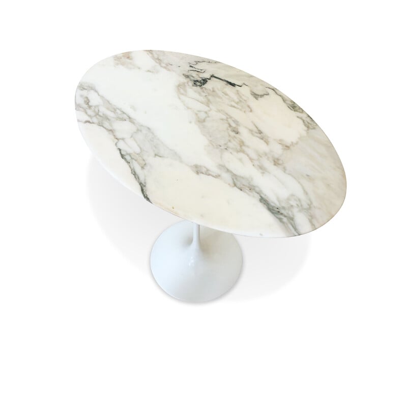 Gueridon vintage en marbre par Eero Saarinen pour Knoll International