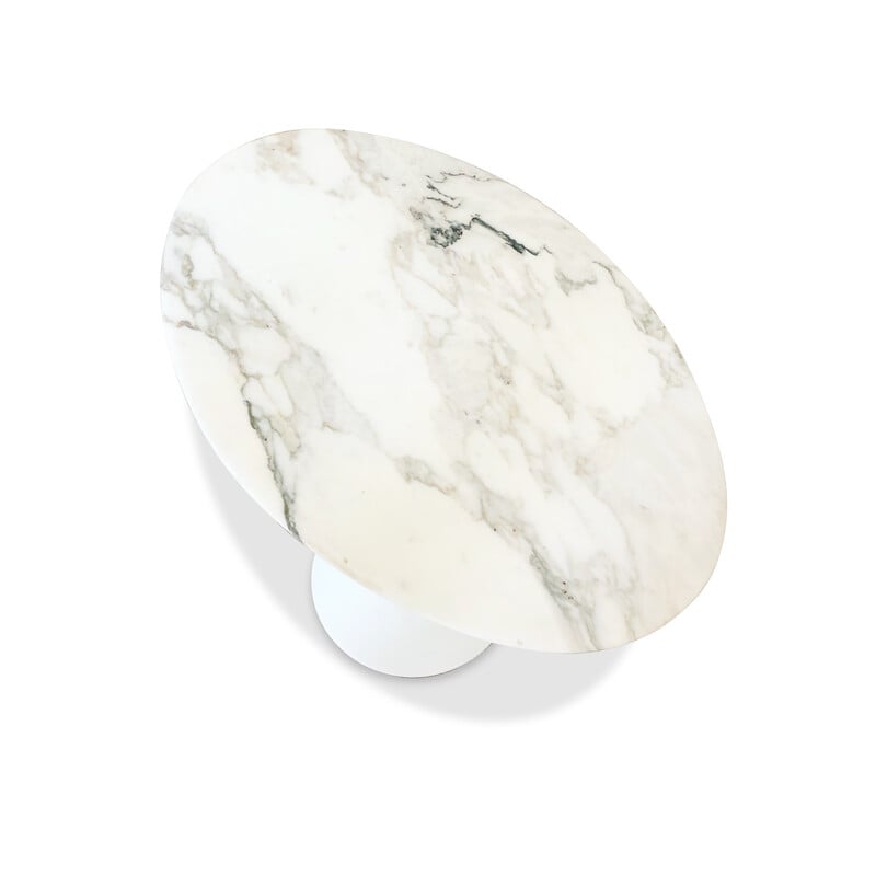 Vintage marble gueridon by Eero Saarinen for Knoll International