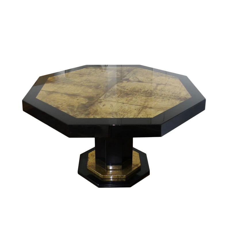 Table vintage de forme hexagonale, 1970