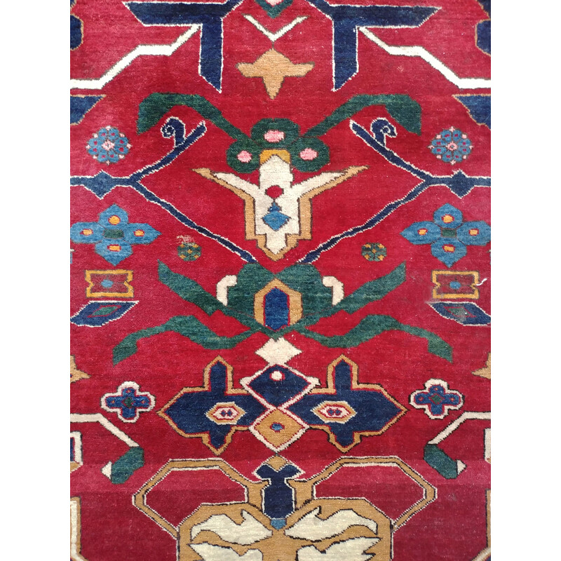 Vintage Ardebil rug in velvet and cotton, Iran