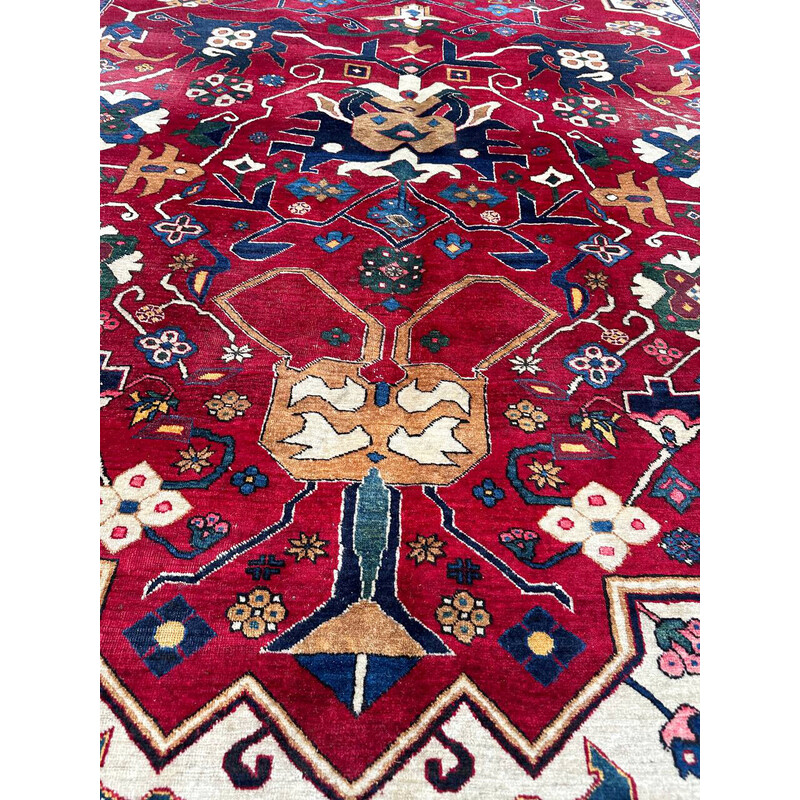 Vintage Ardebil rug in velvet and cotton, Iran