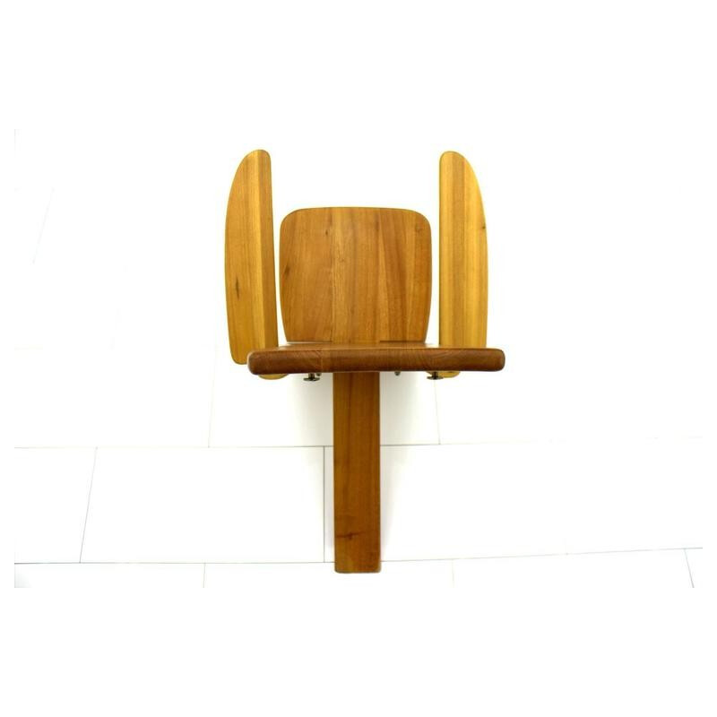 Sculptural wood Chair, Finland - 1970s