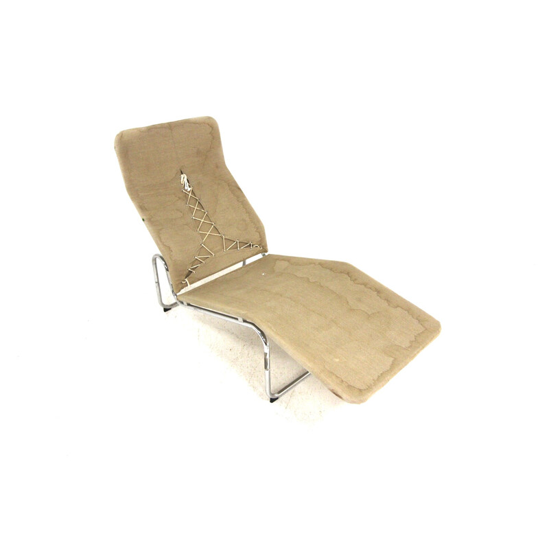 Chaise longue vintage in pelle Kroken di Christer Blomquist per Möbel Ikea, 1980