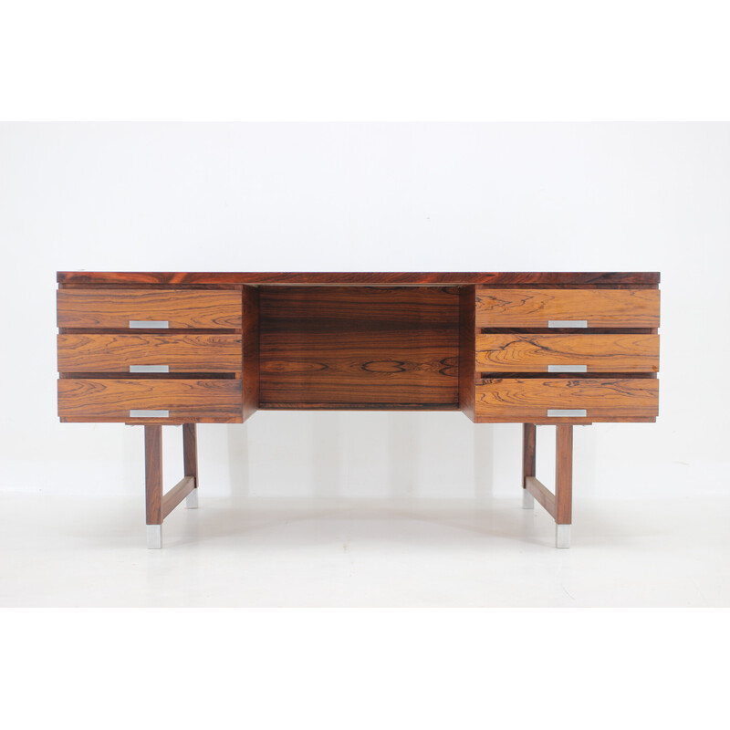 Vintage rosewood desk by Kai Kristiansen, Denmark 1960