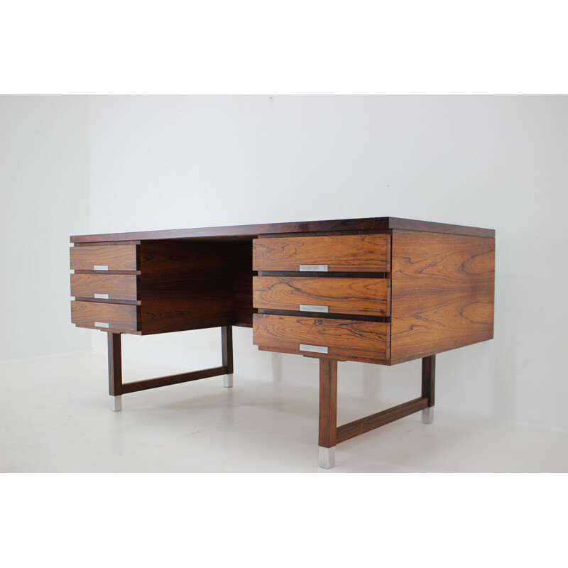 Vintage rosewood desk by Kai Kristiansen, Denmark 1960