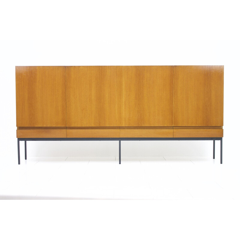 Teak wood sideboard by Dieter Waeckerlin for Behr, Germany - 1950s