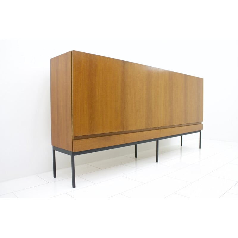 Teak wood sideboard by Dieter Waeckerlin for Behr, Germany - 1950s