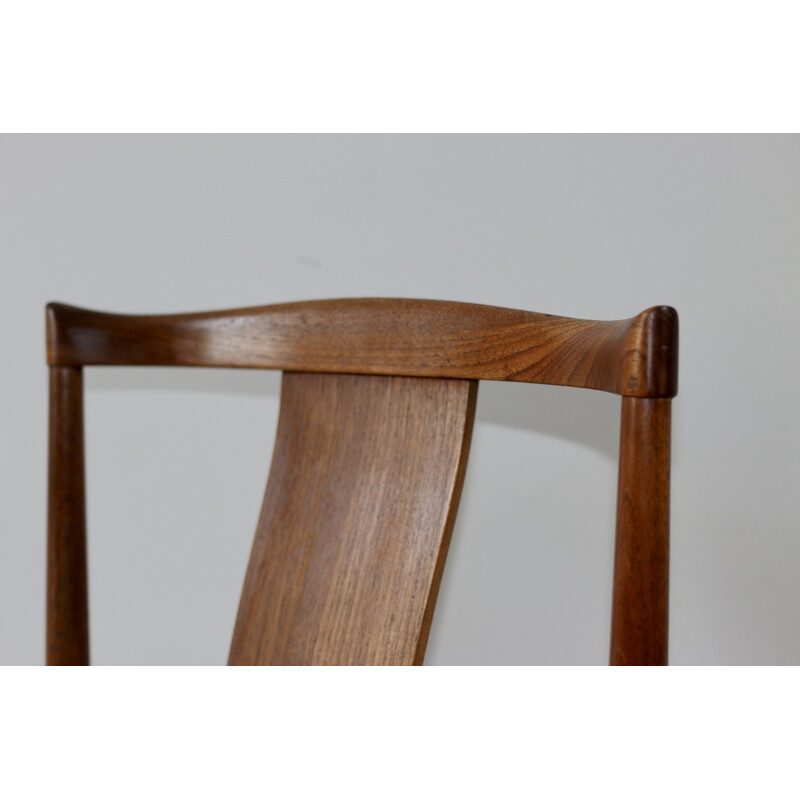 Par de cadeiras escandinavas vintage em teca de Henning Sorensen