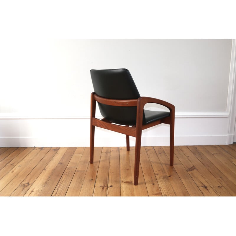 Vintage Scandinavian armchair in teak by Henning Kjaernulf, 1960