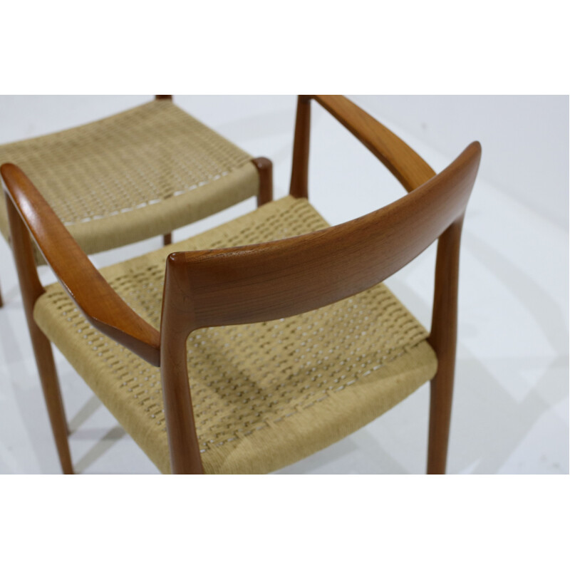 Set of 6 chairs by Niels O. Moller - 1950s