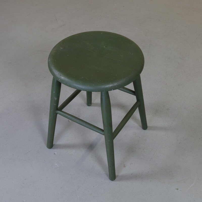 Pair of vintage teak stools by Pastoe, 1960
