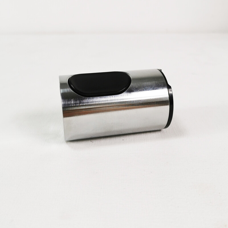 Vintage T2 table lighter in metal and plastic by Dieter Rams for Braun, Germany 1960