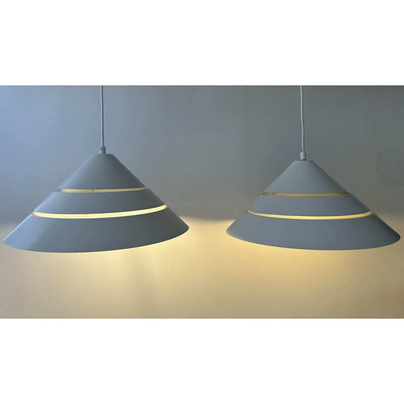 Pair of vintage "tropicana" pendant lights by Hans Agne Jakobsson, Sweden 1970