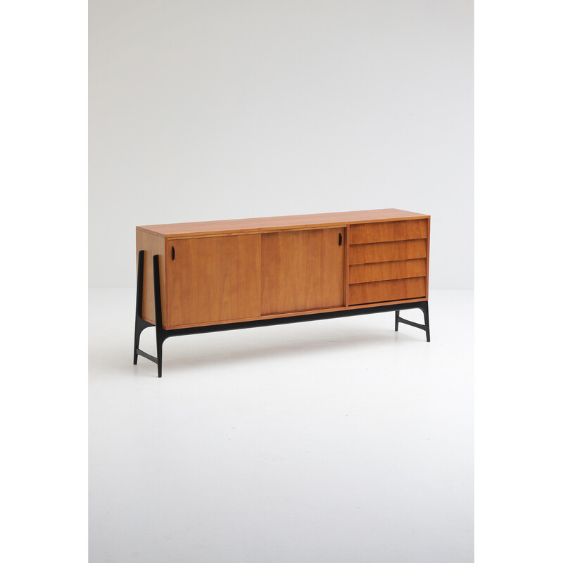 Buffet vintage en bois d'Alfred Hendrickx pour Belformn, 1958