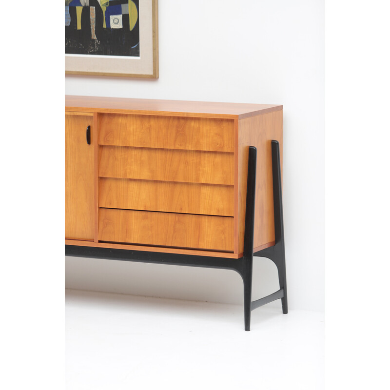 Buffet vintage en bois d'Alfred Hendrickx pour Belformn, 1958