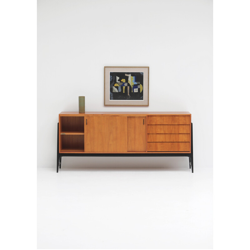 Buffet vintage en bois d'Alfred Hendrickx pour Belformn, 1958