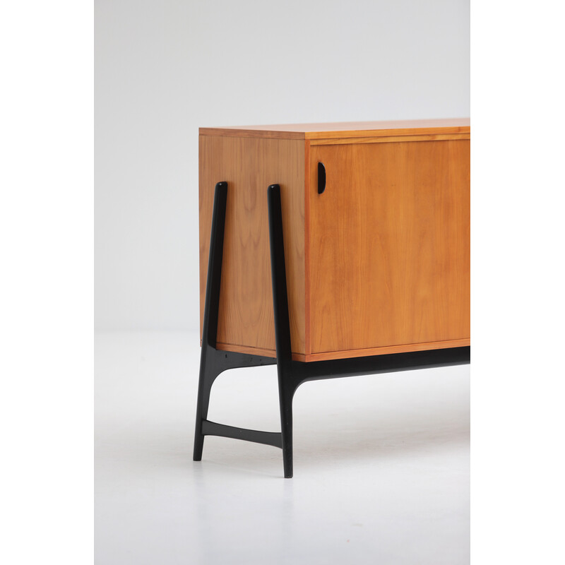 Buffet vintage en bois d'Alfred Hendrickx pour Belformn, 1958